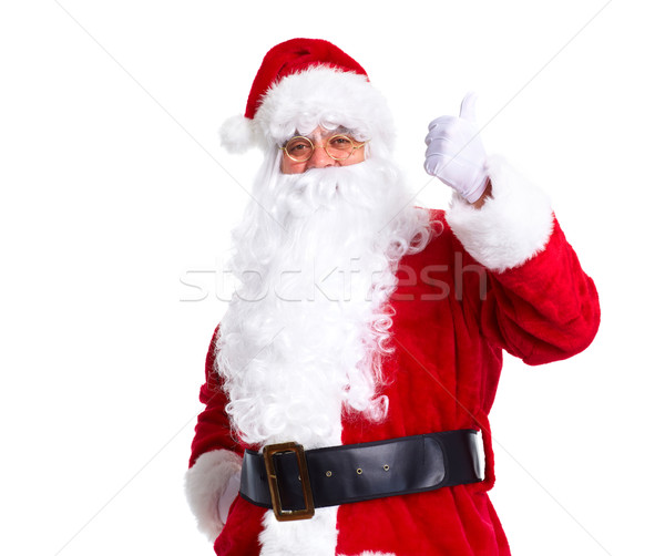 Stock photo: Christmas Santa Claus.