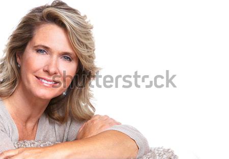 Happy senior woman. Stock photo © Kurhan