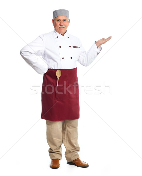 Chef inviting in restaurant. Stock photo © Kurhan