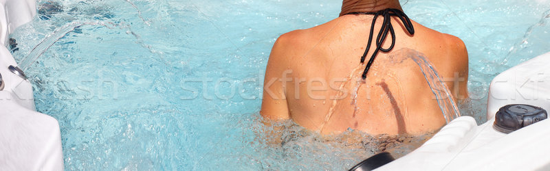 Girl in spa Stock photo © Kurhan