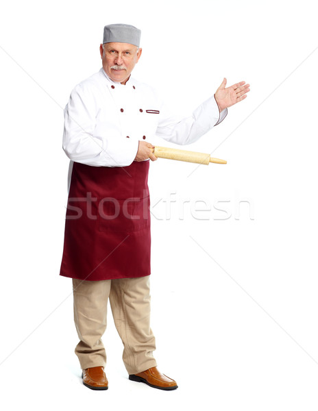 Chef inviting in restaurant. Stock photo © Kurhan