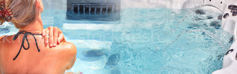 Woman in spa Stock photo © Kurhan