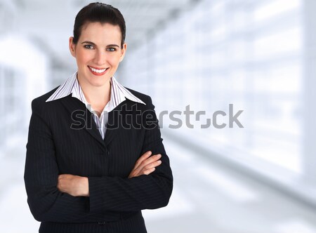 Beautiful business woman. Stock photo © Kurhan