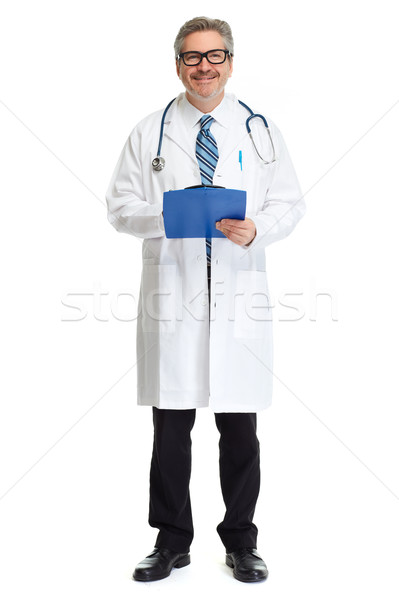 Doctor pharmacist with clipboard Stock photo © Kurhan