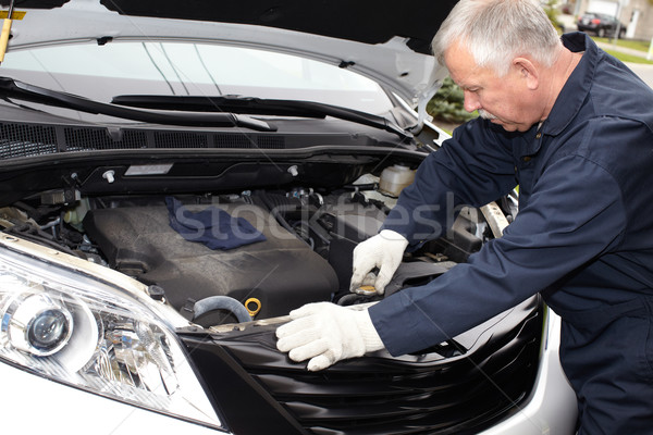 Car mechanic. Stock photo © Kurhan