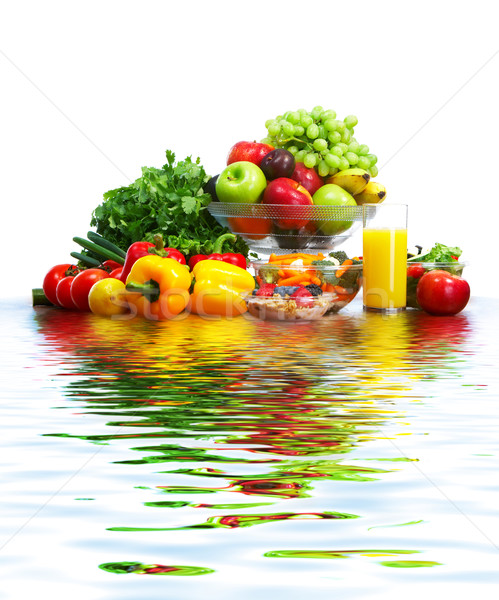 Vegetables and fruits Stock photo © Kurhan