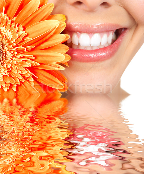 Woman teeth Stock photo © Kurhan