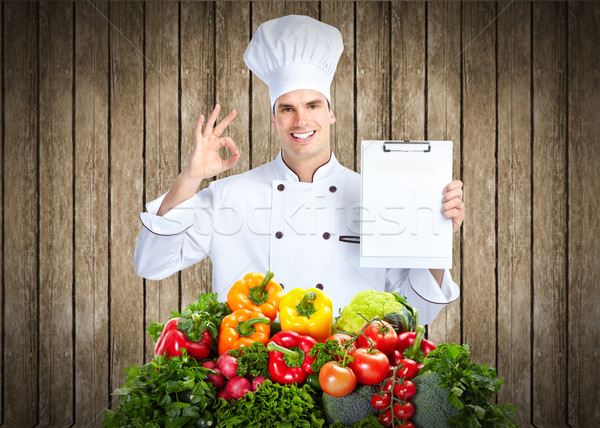 Chef man. Stock photo © Kurhan