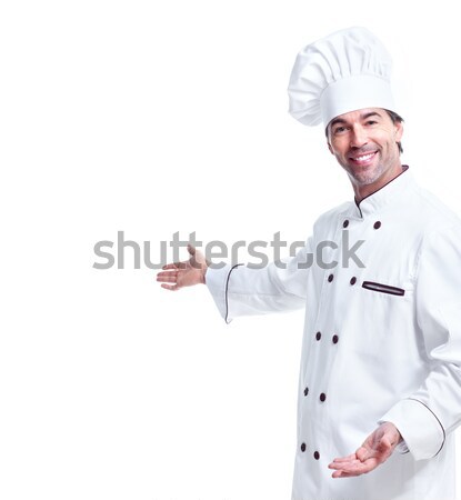 Young professional chef man. Stock photo © Kurhan