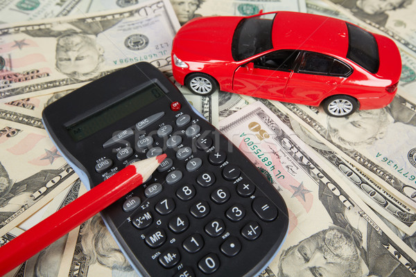 Car money and calculator. Stock photo © Kurhan