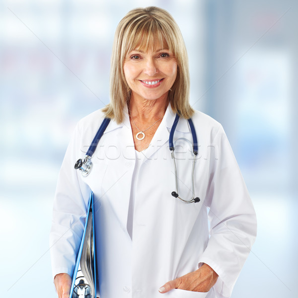 Mature medical doctor woman. Stock photo © Kurhan