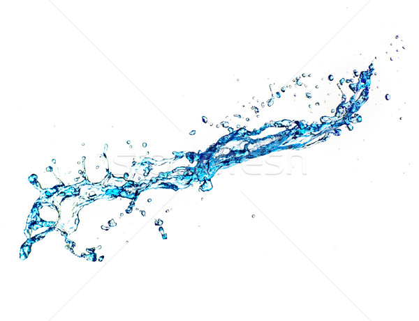 Mavi beyaz su doğa arka plan Stok fotoğraf © Kurhan