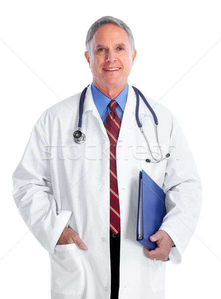Elderly hospital doctor man. Stock photo © Kurhan