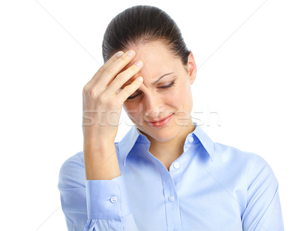 Malade femme jeune femme allergie migraine fond [[stock_photo]] © Kurhan