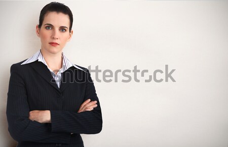 Beautiful business woman. Stock photo © Kurhan