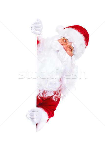 Stock foto: Plakat · glücklich · Weihnachten · Banner · isoliert