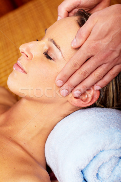 Foto stock: Spa · masaje · salón · relajarse · mano