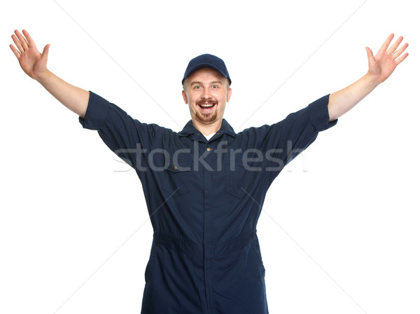 Happy Car mechanic. Stock photo © Kurhan