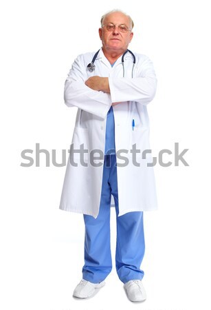Elderly hospital doctor. Stock photo © Kurhan