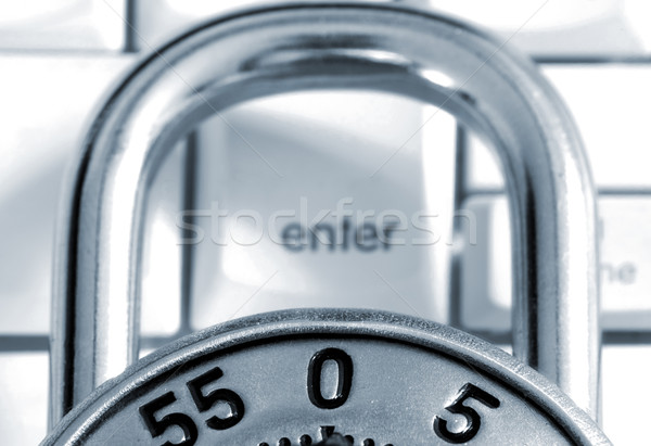 Lock with keyboard. Stock photo © Kurhan