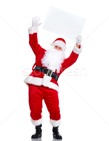 Affiche heureux Noël bannière isolé [[stock_photo]] © Kurhan