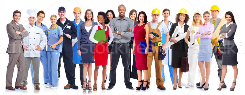 Business people workers group. Stock photo © Kurhan