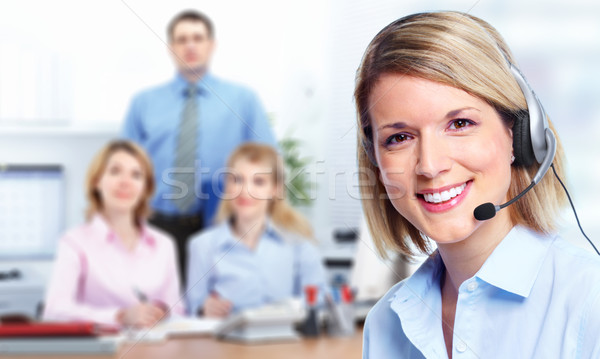 Call customer center operator. Stock photo © Kurhan