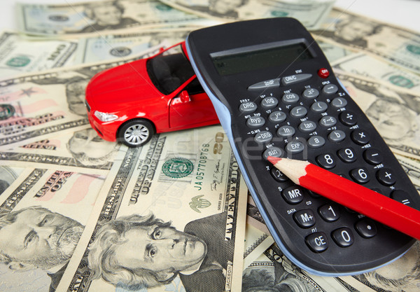 Car money and calculator. Stock photo © Kurhan