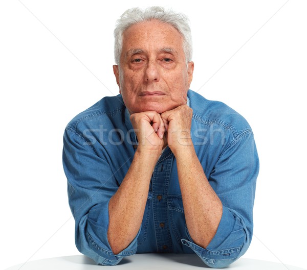 Stock photo: Elderly man portrait.