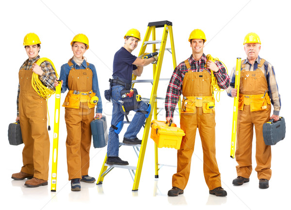 Stock photo: contractors workers people