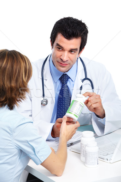 Medical doctor and patient. Stock photo © Kurhan