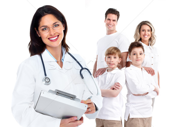 Family doctor woman. Health care. Stock photo © Kurhan