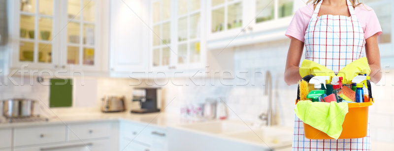 Housemaid. Stock photo © Kurhan
