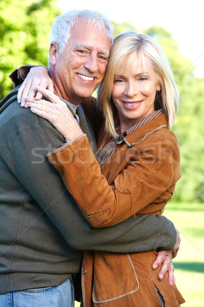 Gelukkig samen familie glimlach Stockfoto © Kurhan