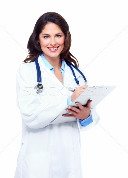 Medico donna medici isolato bianco business Foto d'archivio © Kurhan