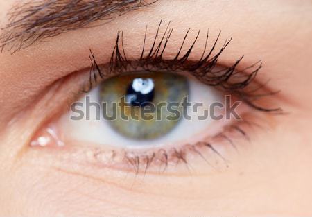 Stock photo: Woman eye.