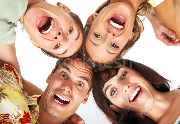Stock photo: happy people