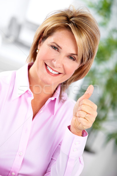 Beautiful mature business woman. Stock photo © Kurhan