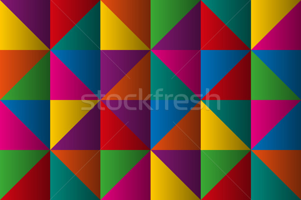 Vector triangles with color gradient, anstract colorful geometric triangular background Stock photo © kurkalukas