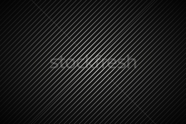 Dark abstract metallic background, black and grey striped pattern, diagonal lines and strips, carbon Stock photo © kurkalukas