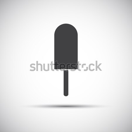 Simple vector ice lolly icon, illustration for your print, websites and apps Stock photo © kurkalukas