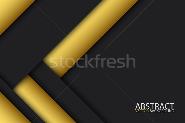 Stockfoto: Zwarte · goud · moderne · materiaal · ontwerp · vector