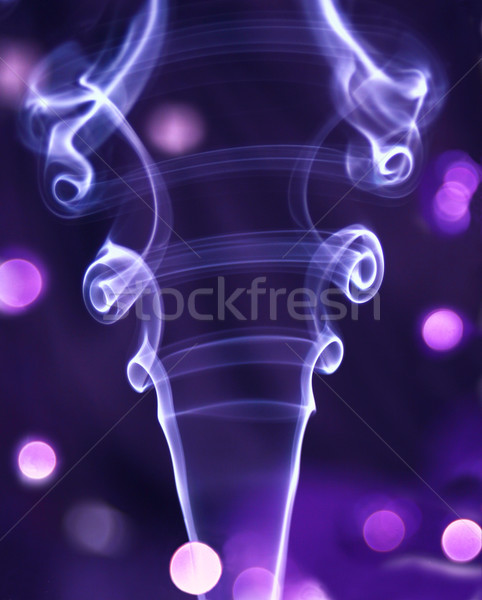 Púrpura humo arte brillante luz Foto stock © Kuzeytac