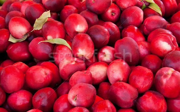 Organic Fresh Ripe Nectarines Stock photo © Kuzeytac