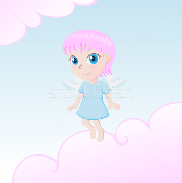 Little Angel Stock photo © kuzzie