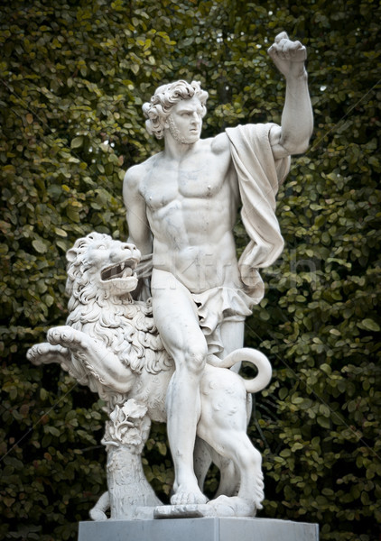 Sculpture jardin versailles classique belle jeune homme [[stock_photo]] © kyolshin