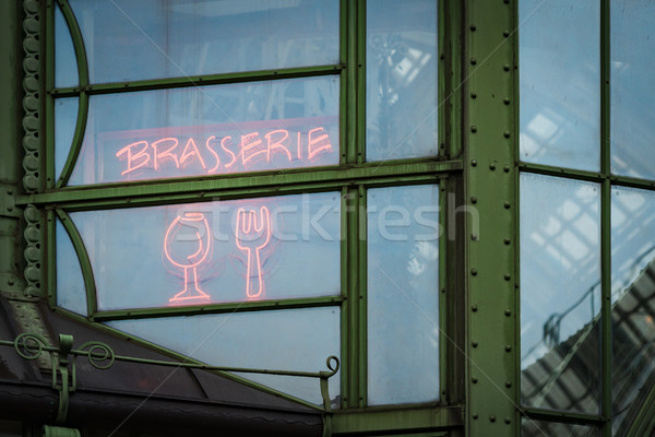 Rua café Viena Áustria europa detalhes Foto stock © kyolshin
