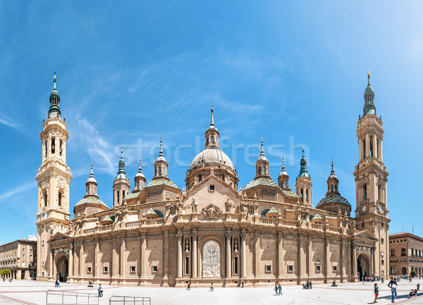 Basilica of Our Lady of Pillar in Spain, Europe. Stock photo © kyolshin