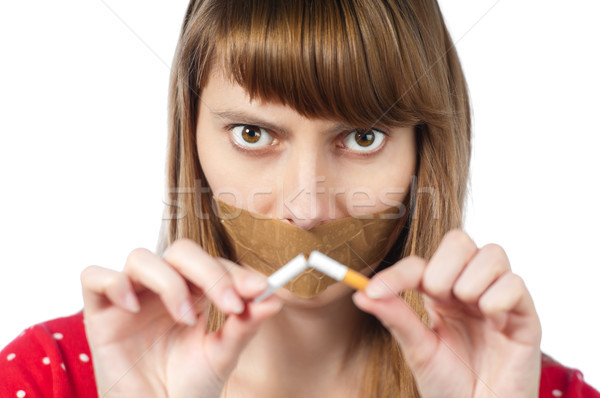 stop smoking concept Stock photo © kyolshin