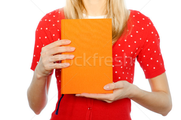 girl with book Stock photo © kyolshin